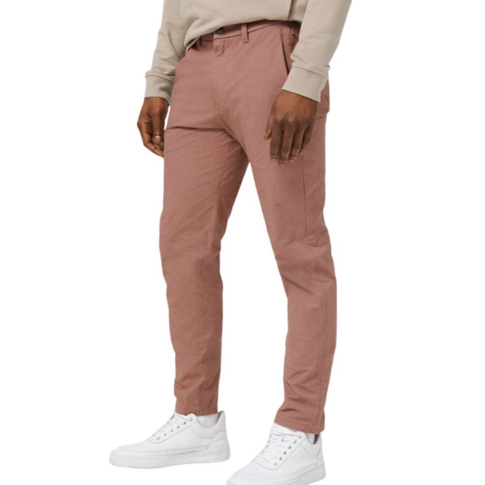 Lululemon Commission Pant Slim 34” Mens 31 Earth Dye Mauve Minimalist Business